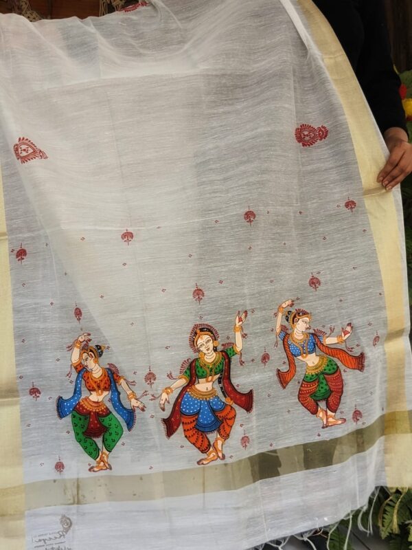 handpainted dupatta wedding festive collection