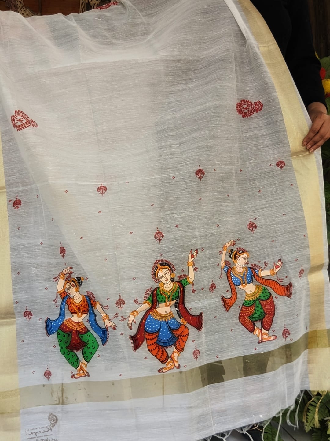 handpainted dupatta wedding festive collection
