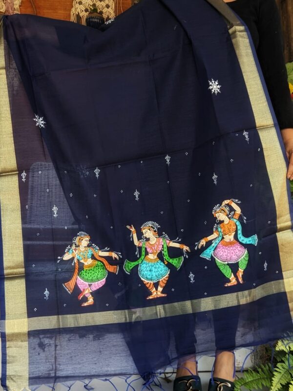 handpainted dupatta wedding festive branded