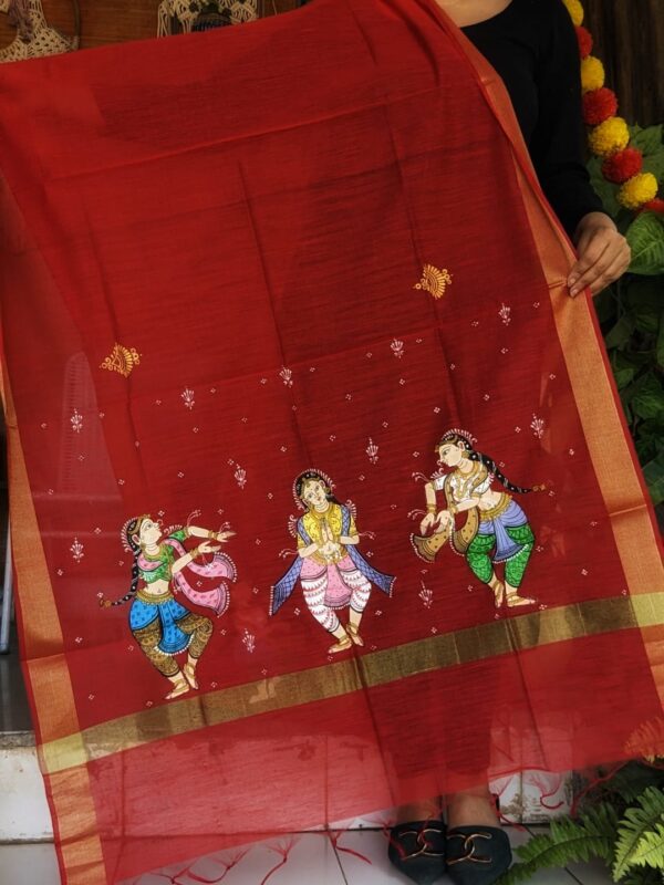 handpainted dupatta