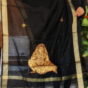 handpainted dupatta wedding wear festive wear